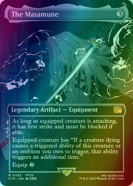 The Masamune [353] [Borderless] [FINAL FANTASY] [Foil] – Face to Face Games