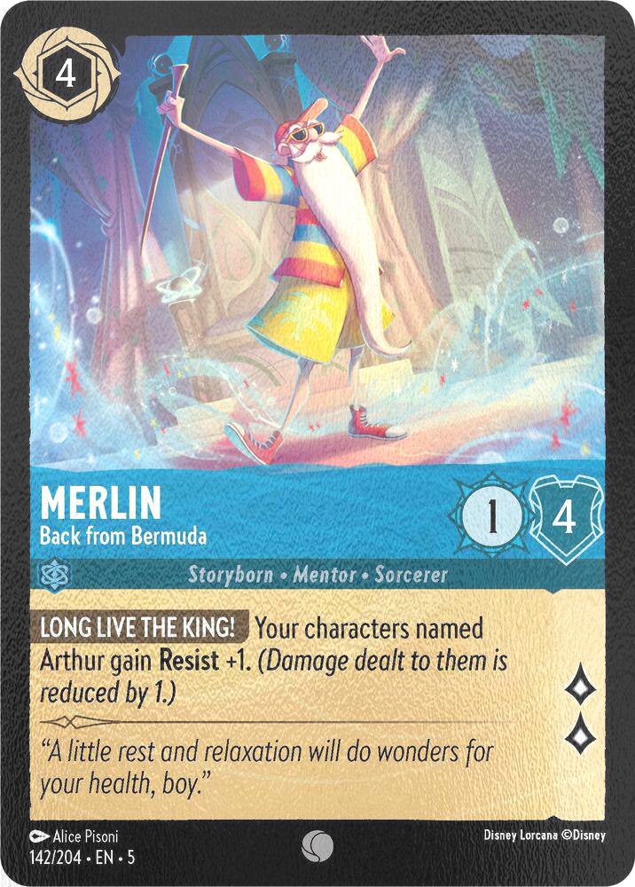 Merlin - Back from Bermuda - 142/204 [Shimmering Skies] [Cold Foil]