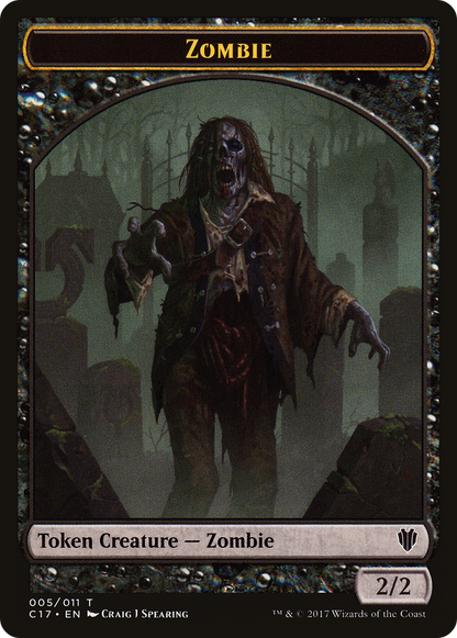 Vampire Token (04) // Zombie Token (05) [Commander 2017 Tokens] [Non-Foil]
