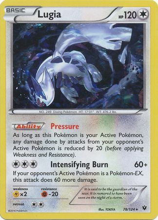 Lugia - Shattered Holo  -  78/124 - Rare [xy10-78] [Holo]