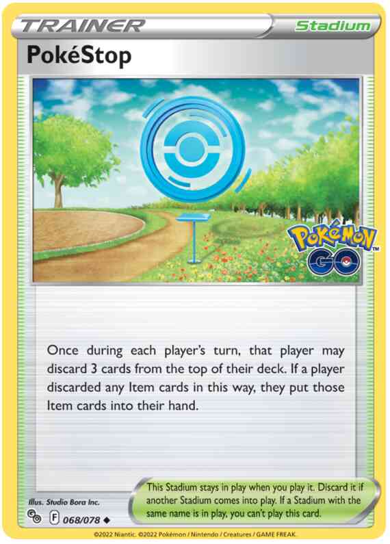 PokeStop - 068/078 - Uncommon [pgo-068] [Non-Holo]