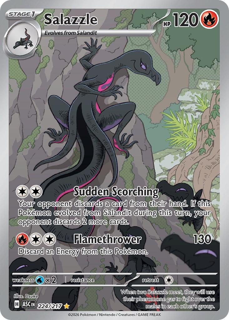 Salazzle - 224/217 - Illustration Rare [me025-224] [Ultra]