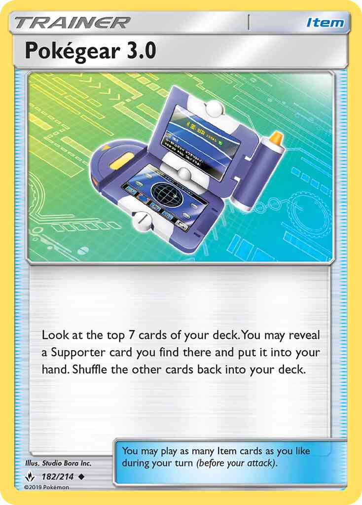 Pokégear 3.0 - 182/214 - Uncommon [sm10-182] [Reverse Holo]