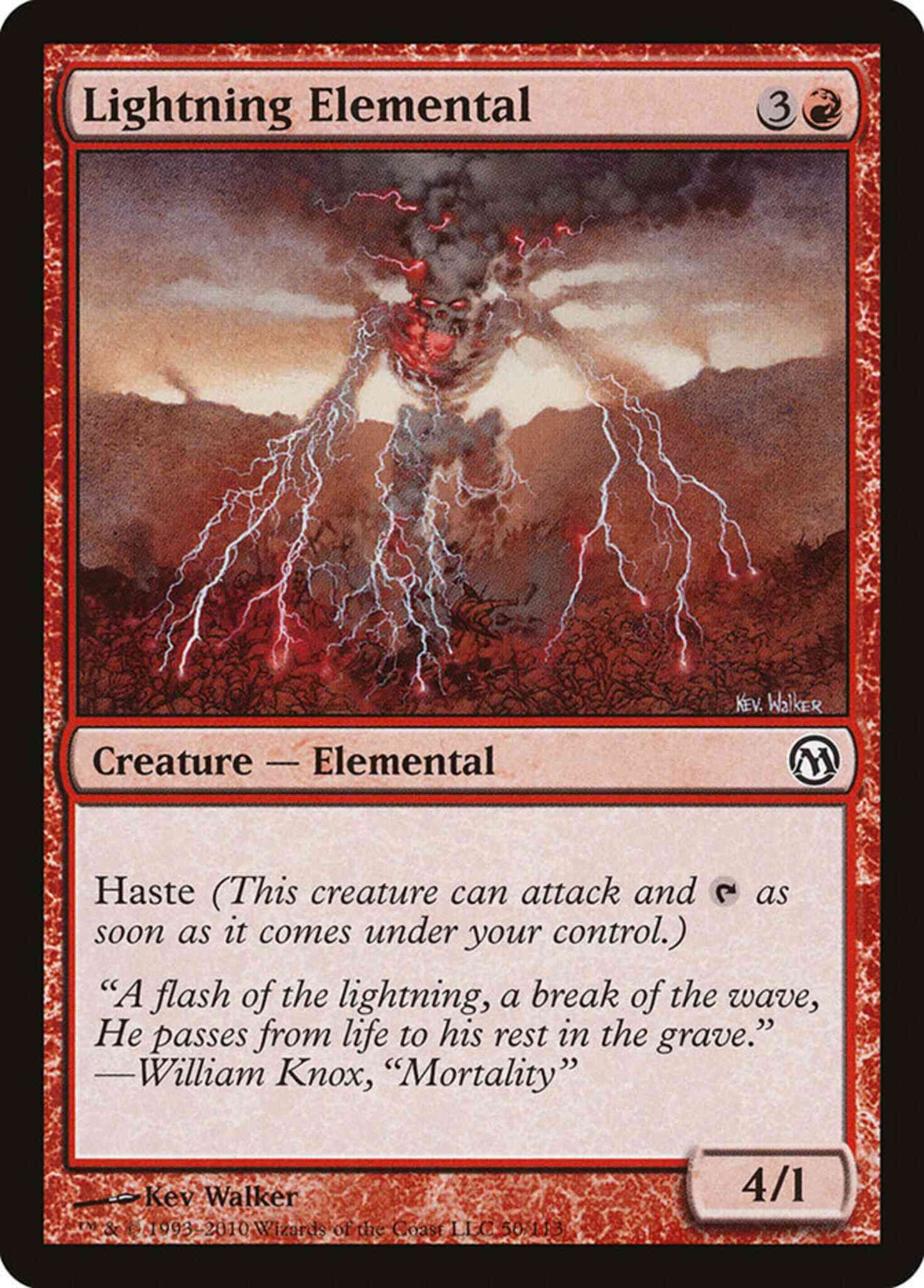 Lightning Elemental [50] [Duels of the Planeswalkers] [Non-Foil]