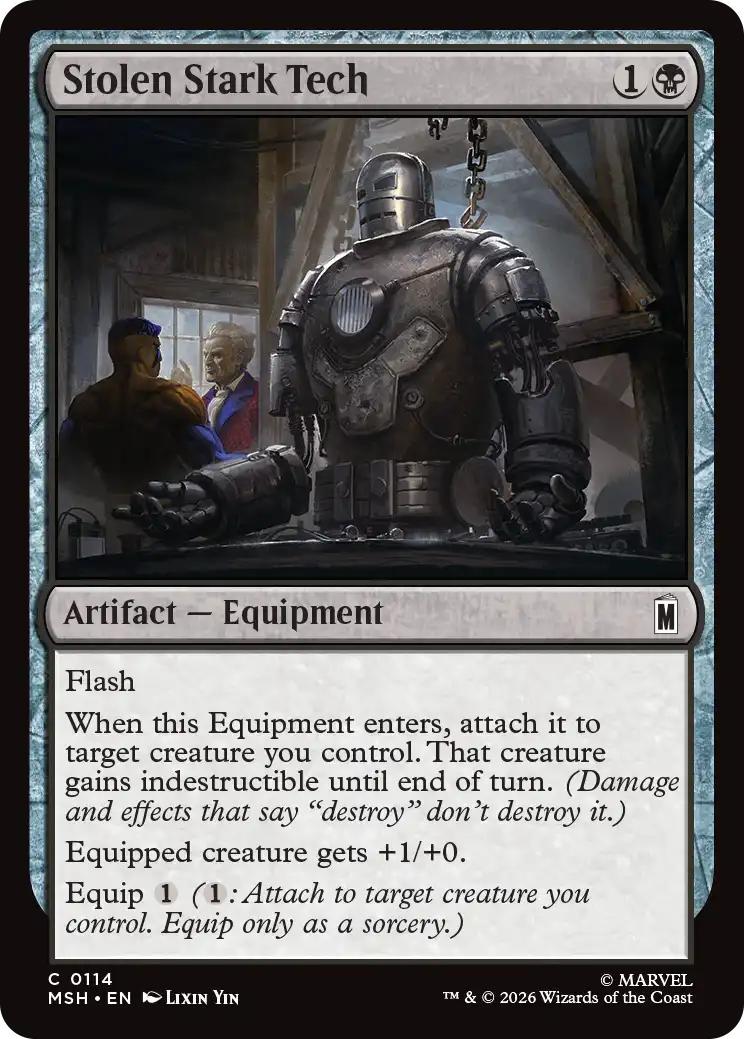 Stolen Stark Tech [114] [Marvel Super Heroes] [Non-Foil]