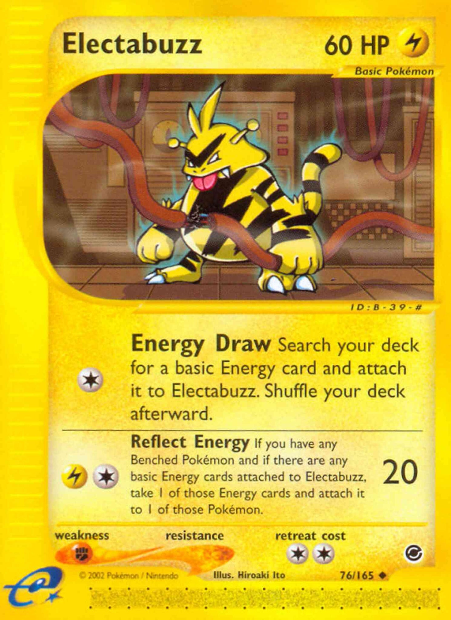 Electabuzz - 76/165 - Uncommon [ecard1-76] [Non-Holo]