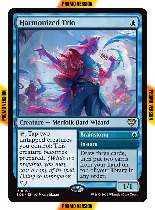 Harmonized Trio [52p] [Promo Pack] [Secrets of Strixhaven Promos] [Non-Foil]