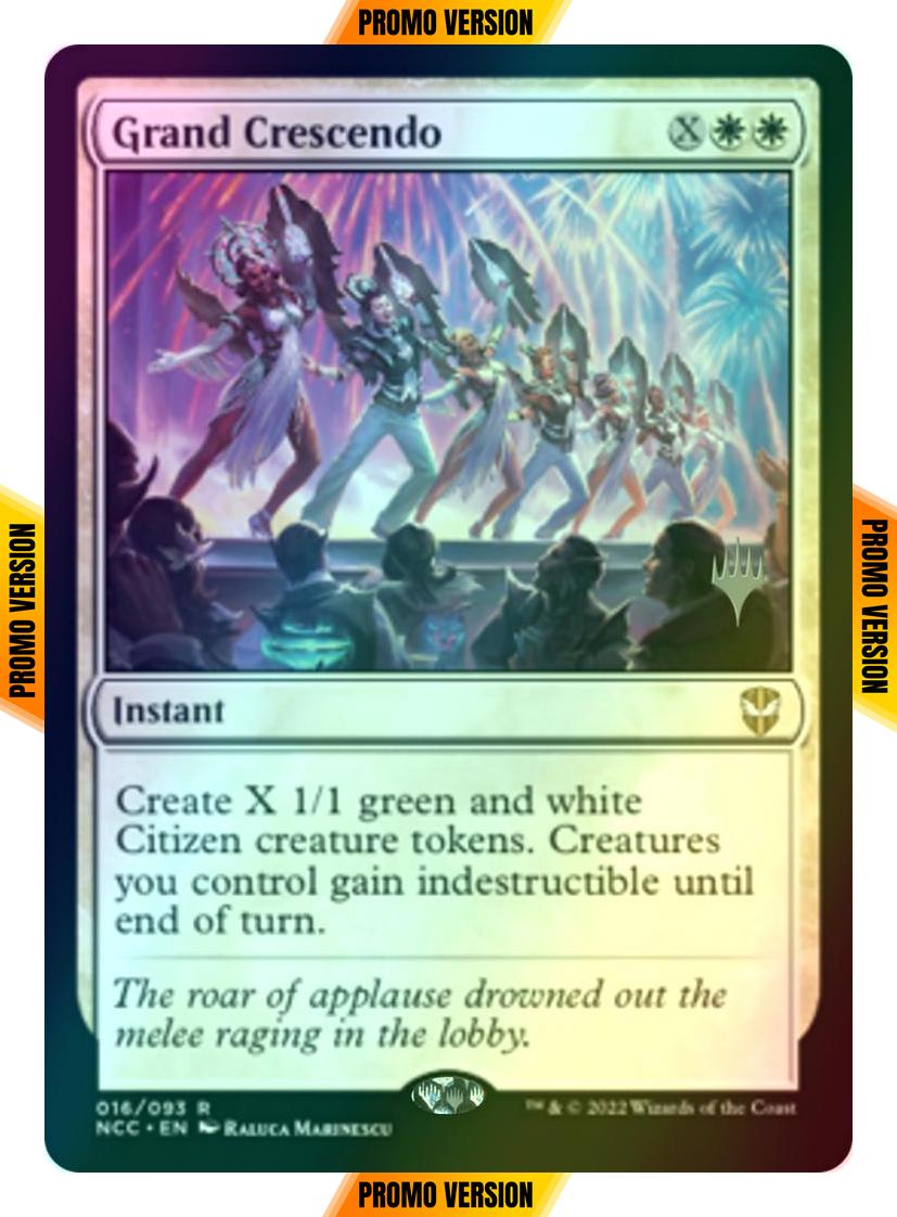 Grand Crescendo [Promo Pack] [16p] [Streets of New Capenna: Commander: Promos] [Foil]