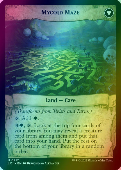 Twists and Turns // Mycoid Maze [217] [The Lost Caverns of Ixalan] [Foil]