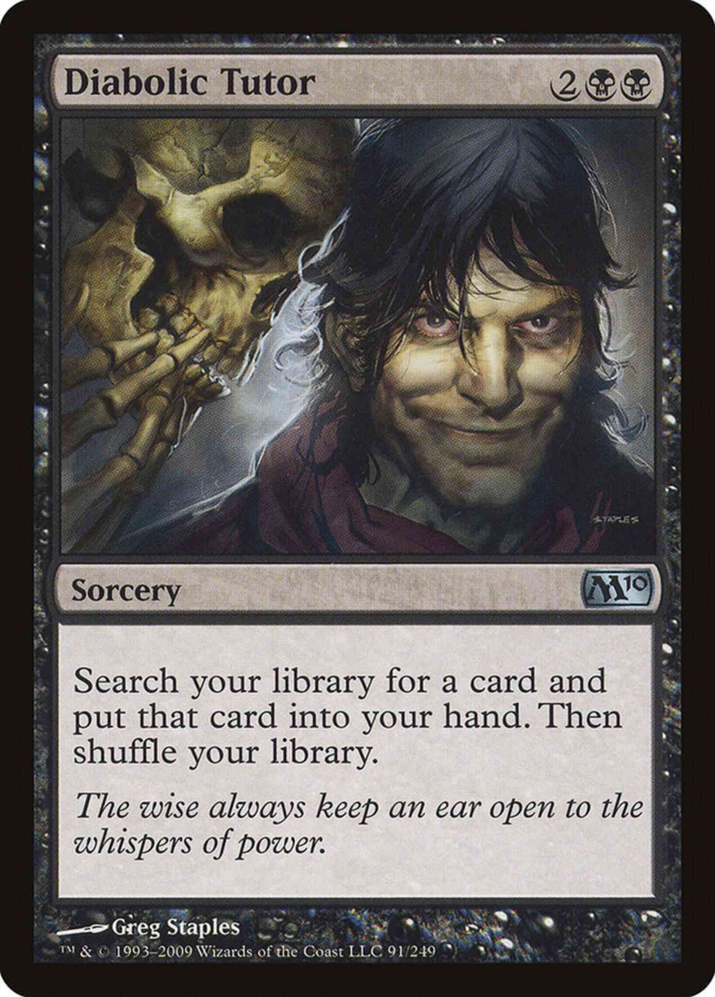 Diabolic Tutor [91] [Magic 2010] [Non-Foil]