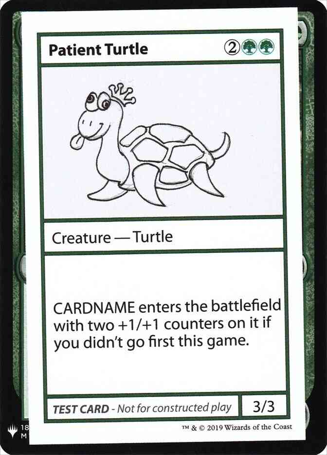 Patient Turtle - Symbol [82] [Mystery Booster Playtest Cards 2019] [Non-Foil]