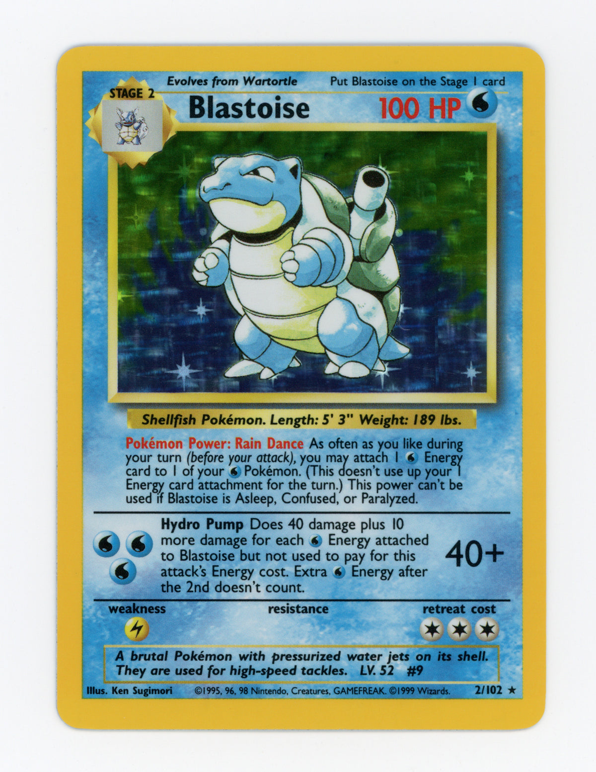 Blastoise — Rare|Unlimited|Holo — ID 20644