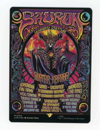 Sauron, the Dark Lord — Borderless|Poster|Foil — ID 20013