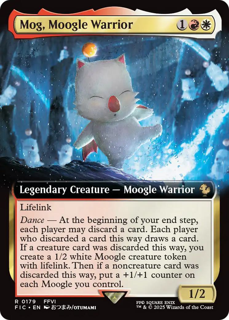 Mog, Moogle Warrior [179] [Extended Art] [FINAL FANTASY: Commander] [Non-Foil]