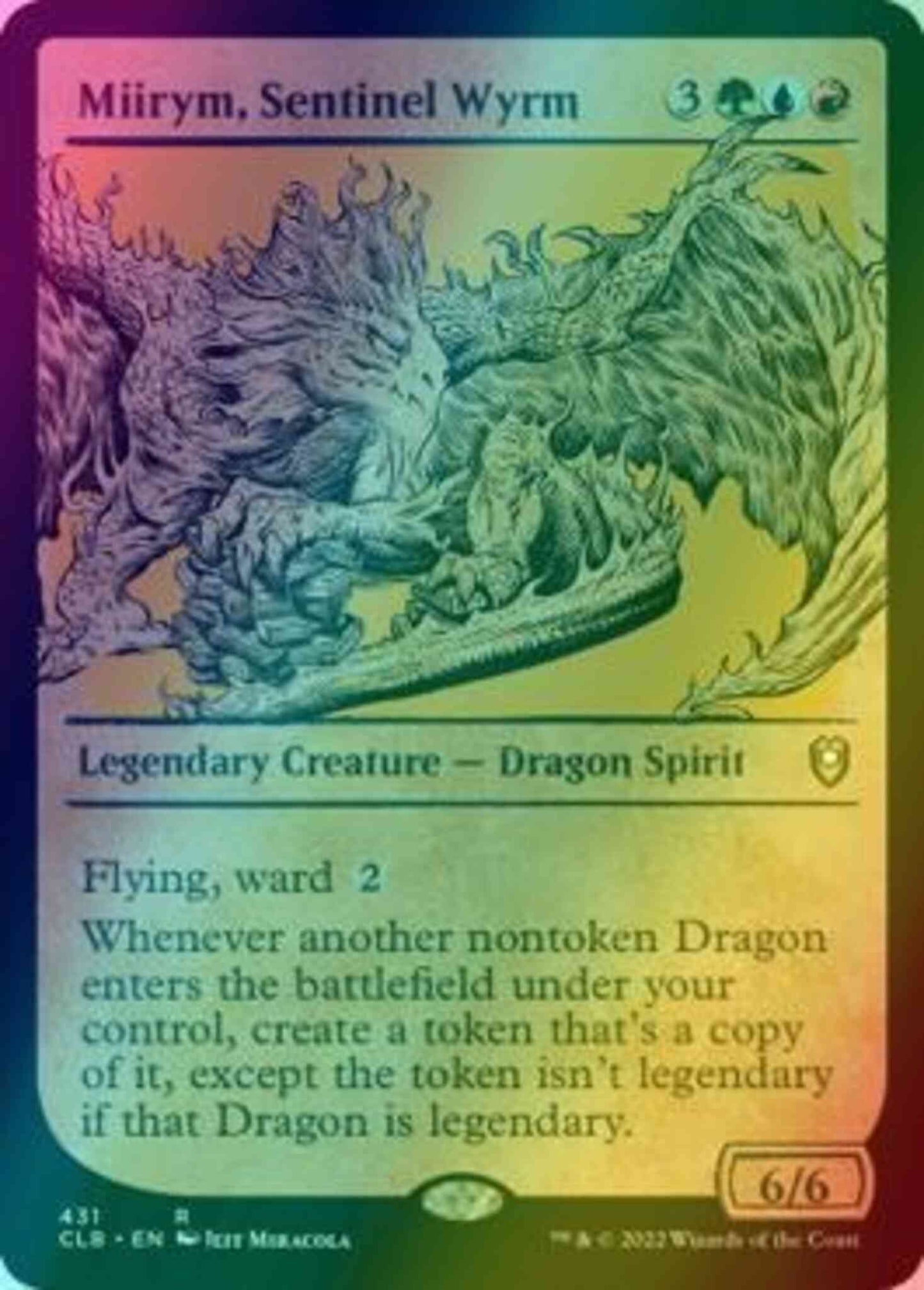 Miirym, Sentinel Wyrm [431] [Rulebook Showcase] [Commander Legends: Battle for Baldur's Gate] [Foil]