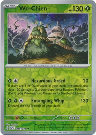 Wo-Chien - 015/191 - Uncommon [sv08-015] [Reverse Holo]