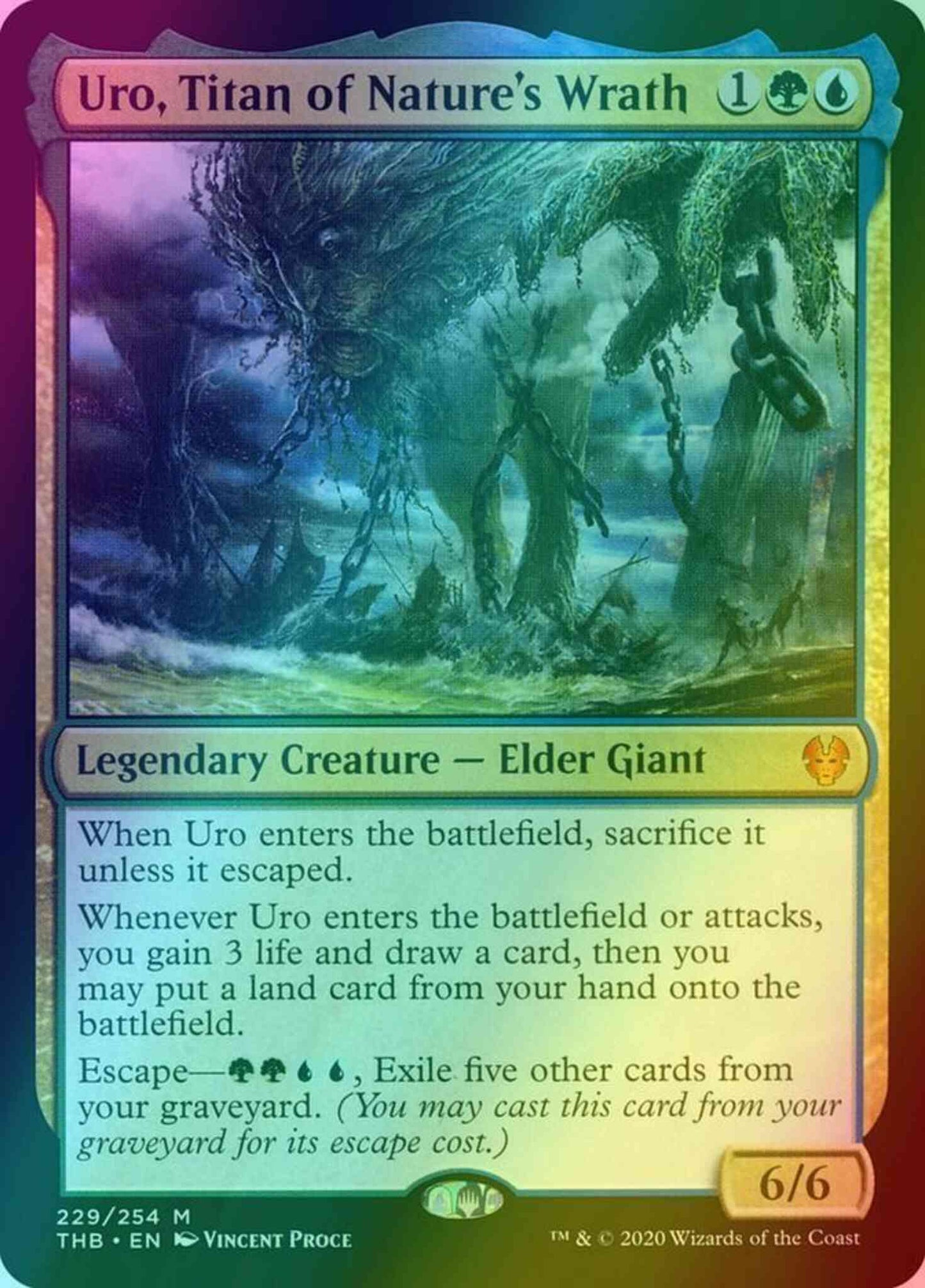 Uro, Titan of Nature's Wrath [229] [Theros Beyond Death] [Foil]