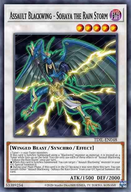 Assault Blackwing - Sohaya the Rain Storm - BLAR-EN062 - Ultra Rare - 1st Edition