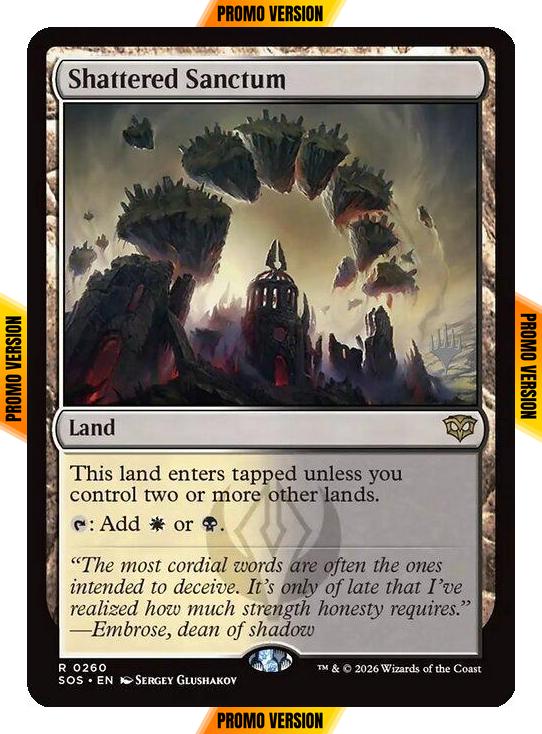 Shattered Sanctum [260p] [Promo Pack] [Secrets of Strixhaven Promos] [Non-Foil]