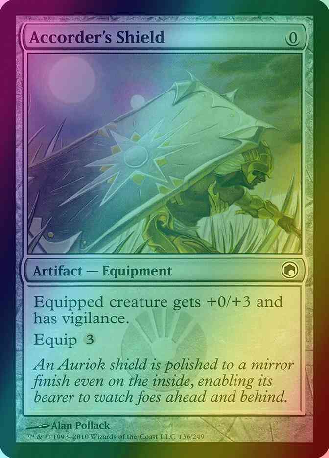 Accorder's Shield [136] [Scars Of Mirrodin] [Foil]