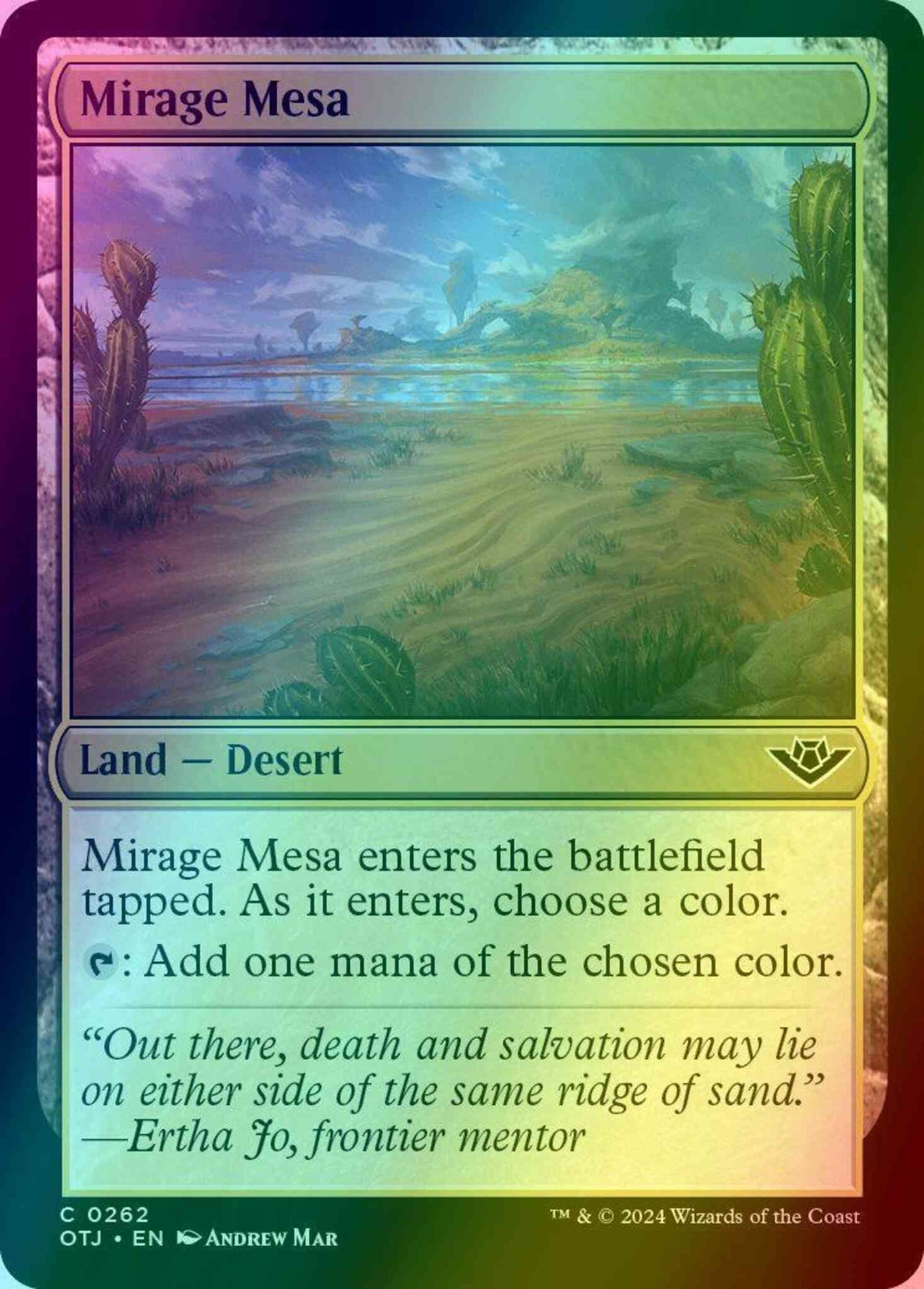 Mirage Mesa [262] [Outlaws of Thunder Junction] [Foil]