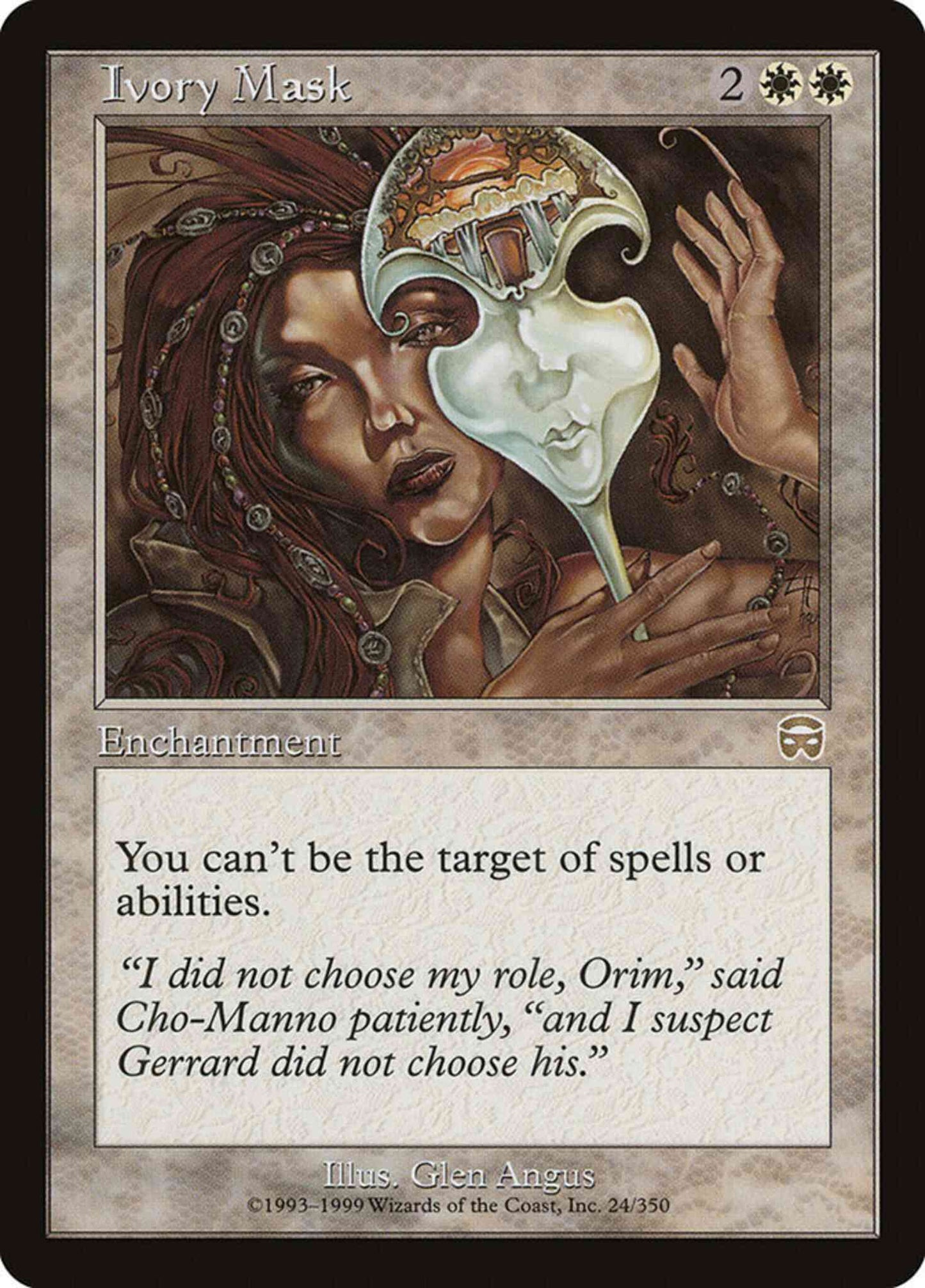 Ivory Mask [24] [Mercadian Masques] [Non-Foil]