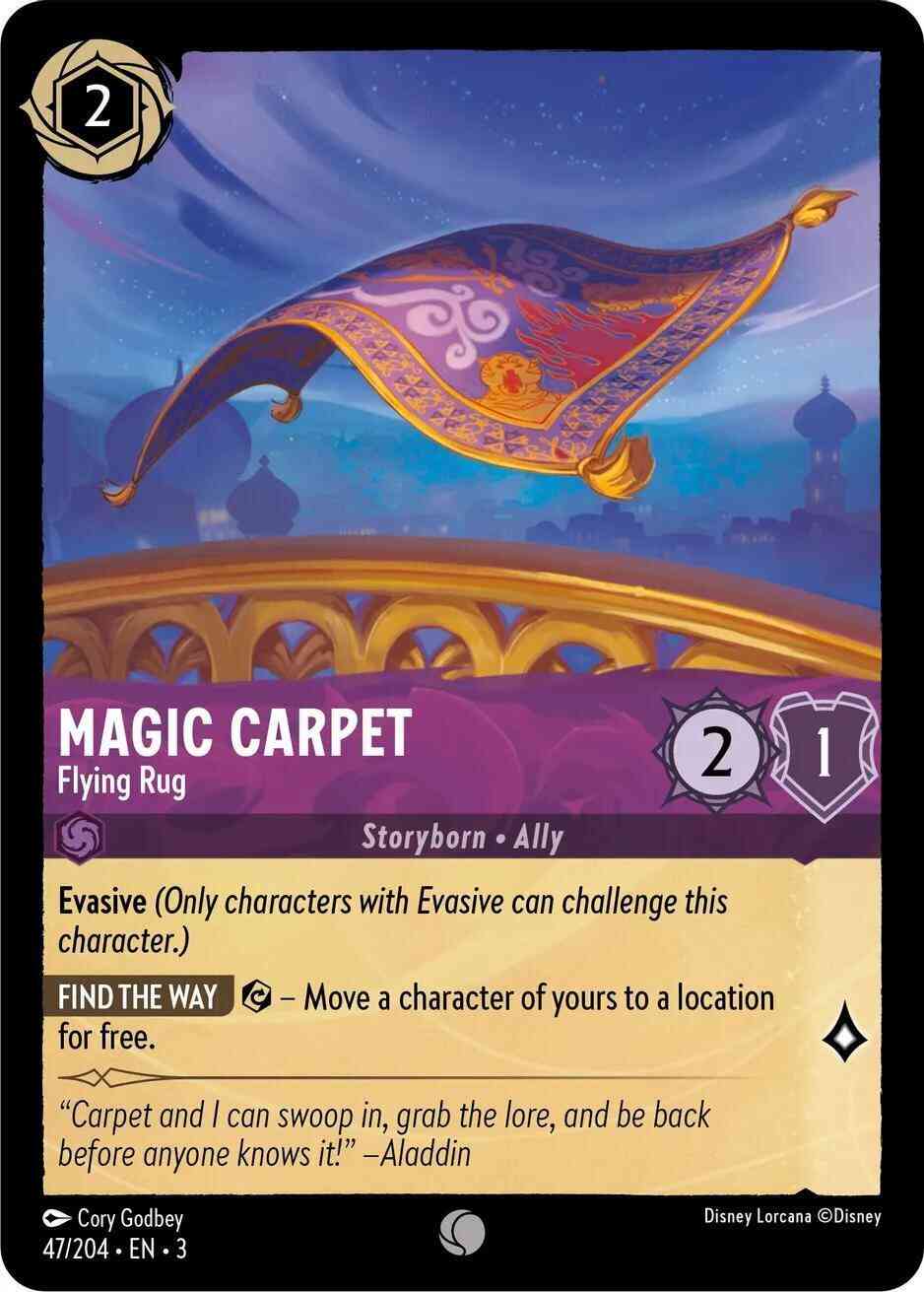 Magic Carpet - Flying Rug - 47/204 [Into the Inklands] [Non-Foil]