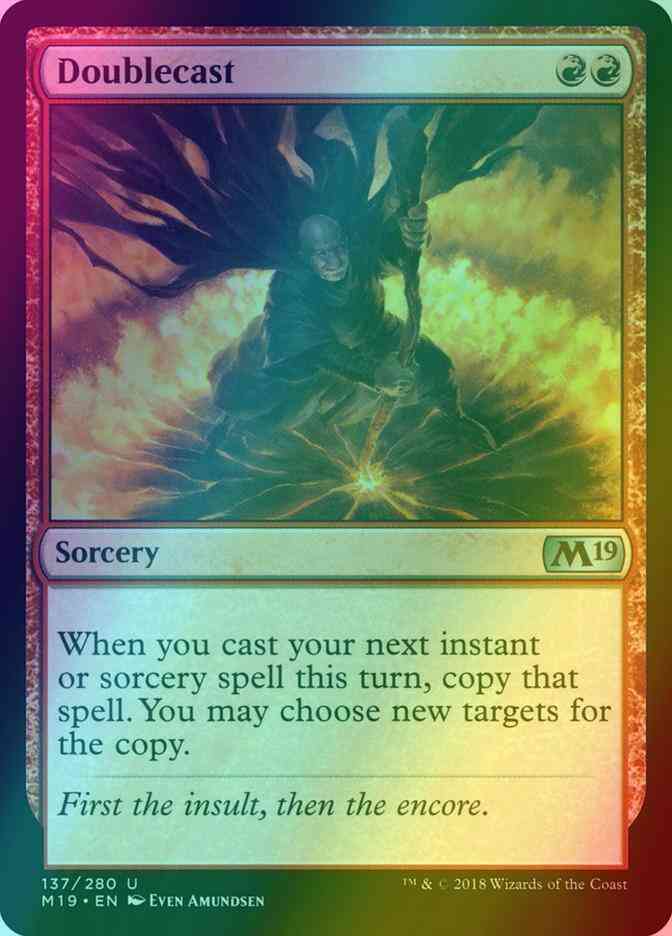 Doublecast [137] [Core Set 2019] [Foil]