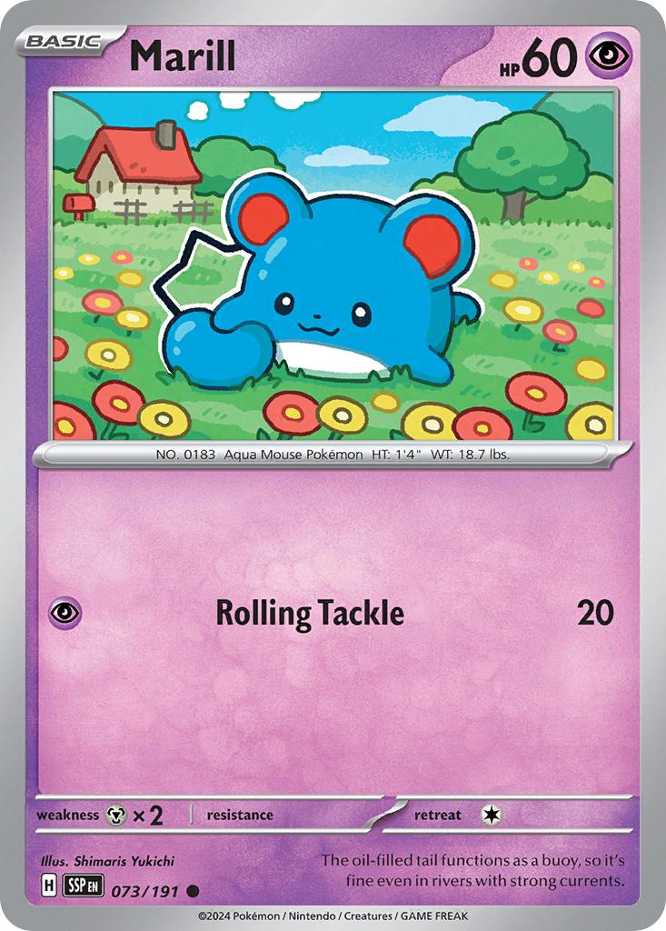 Marill - 073/191 - Common [sv08-073] [Non-Holo]