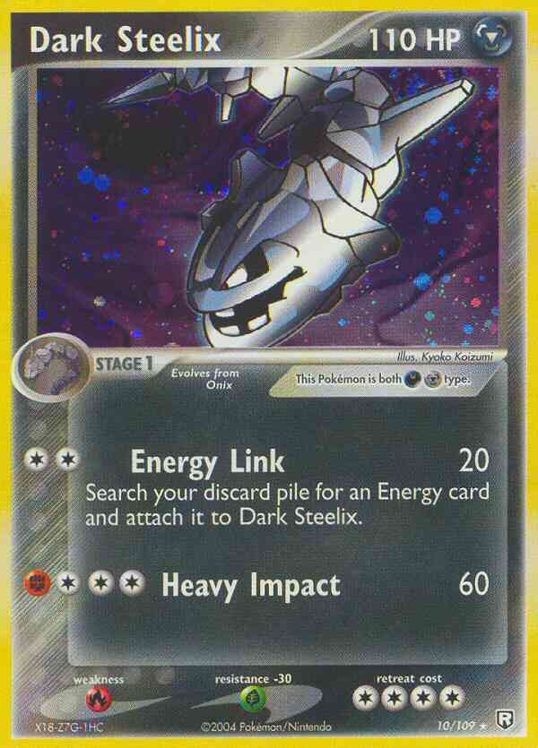 Dark Steelix - 10/109 - Rare Holo [ex7-10] [Holo]