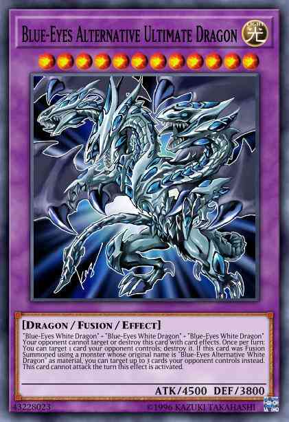 Blue-Eyes Alternative Ultimate Dragon - TN19-EN001 - Prismatic Secret Rare - Limited