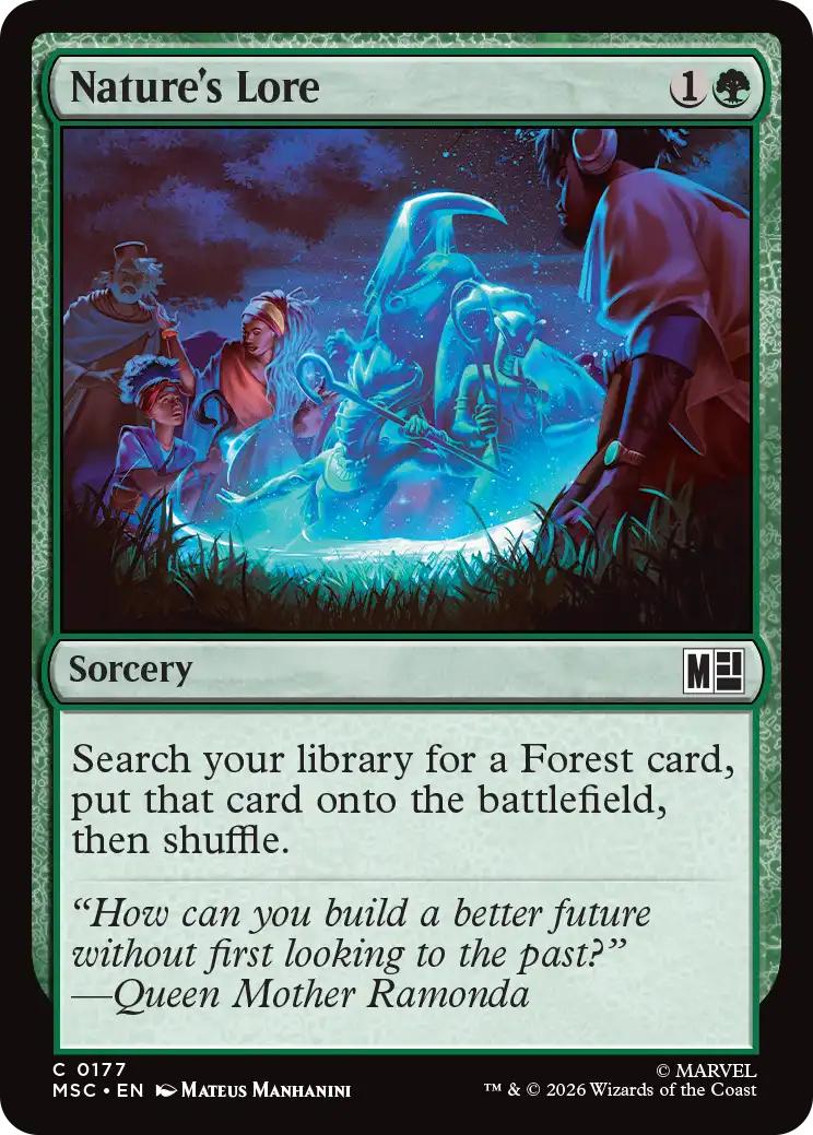 Nature's Lore [177] [Marvel Super Heroes: Commander] [Non-Foil]