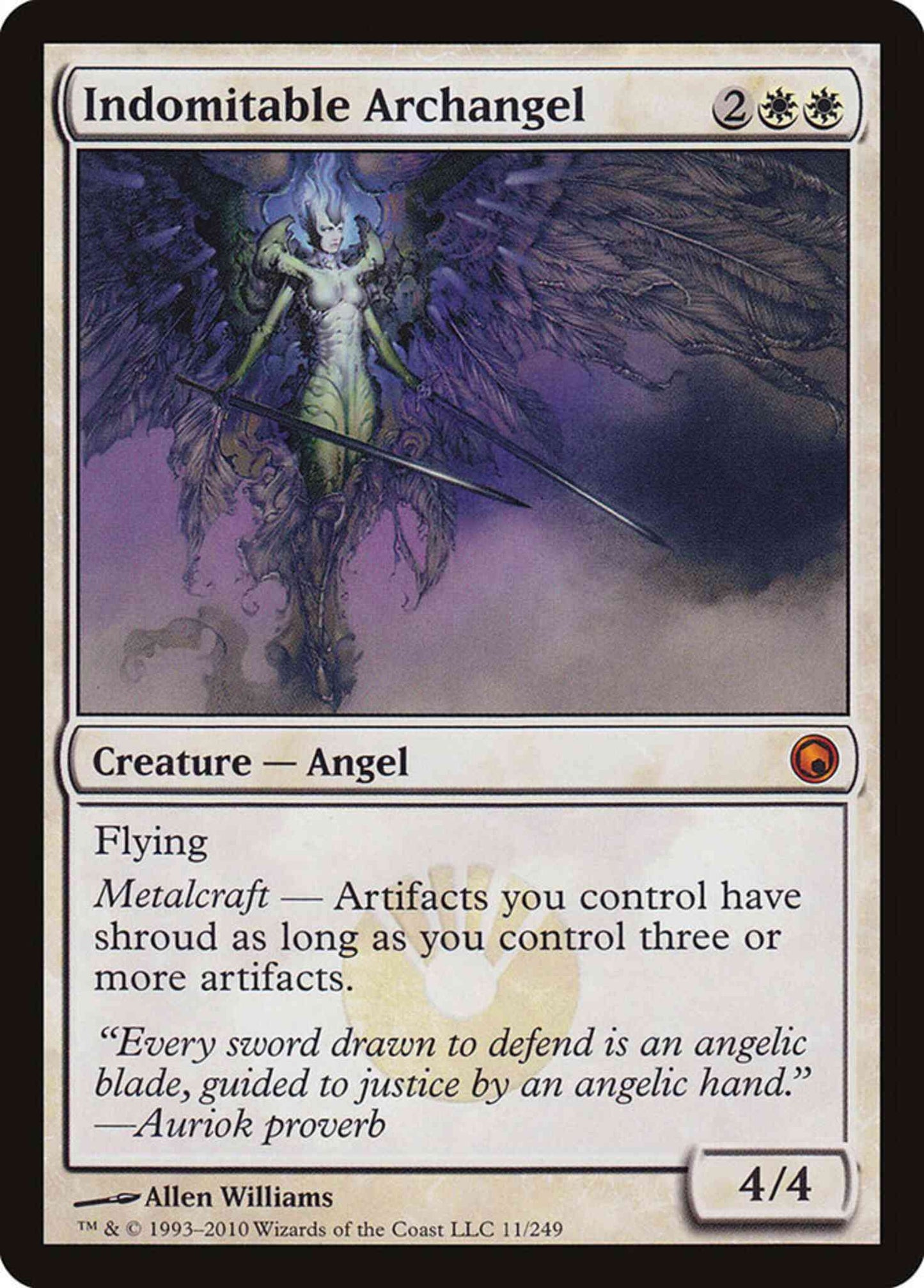 Indomitable Archangel [11] [Scars Of Mirrodin] [Non-Foil]