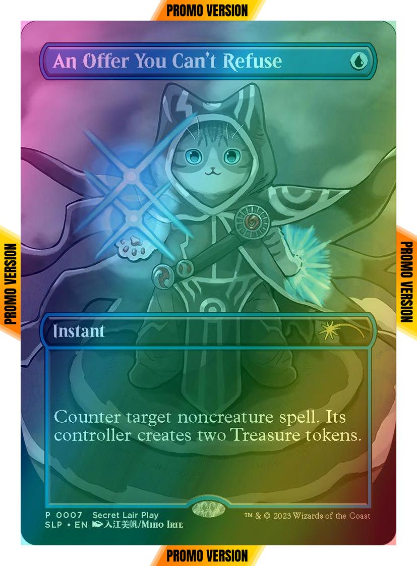 An Offer You Can't Refuse [0007] [Borderless] [Secret Lair Promo] [Foil]