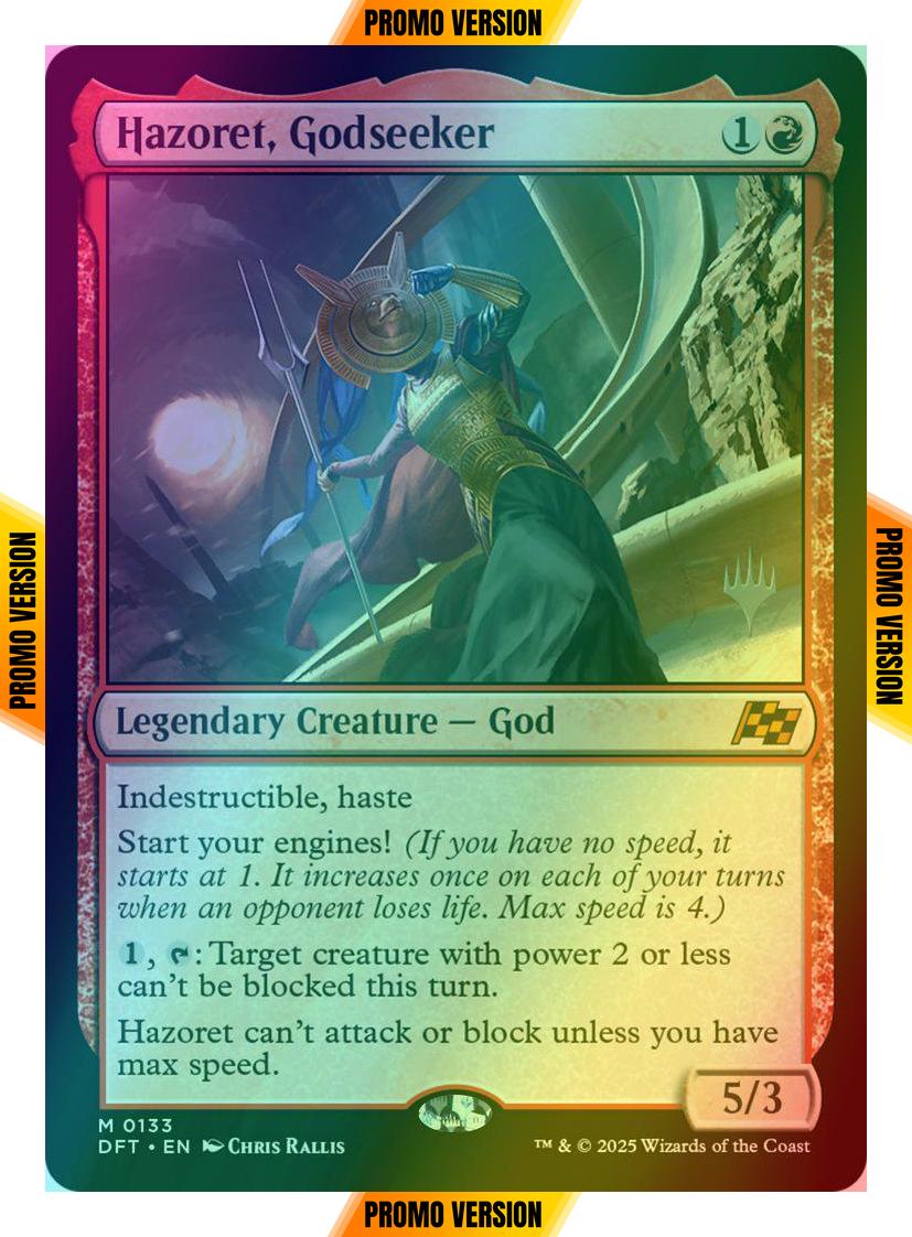 Hazoret, Godseeker [133p] [Promo Pack] [Aetherdrift: Promos] [Foil]