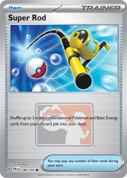 Super Rod - 188/193 - Promo [Pokémon League] [sv02msp-188] [Reverse Holo]