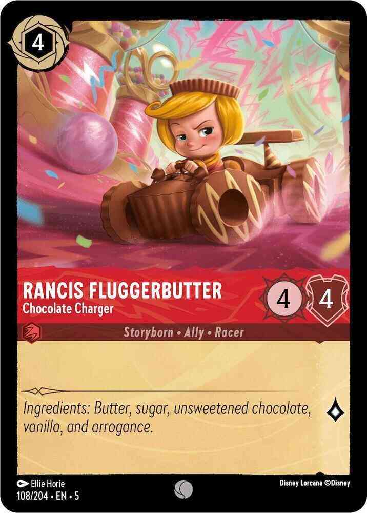 Rancis Fluggerbutter - Chocolate Charger - 108/204 [Shimmering Skies] [Non-Foil]