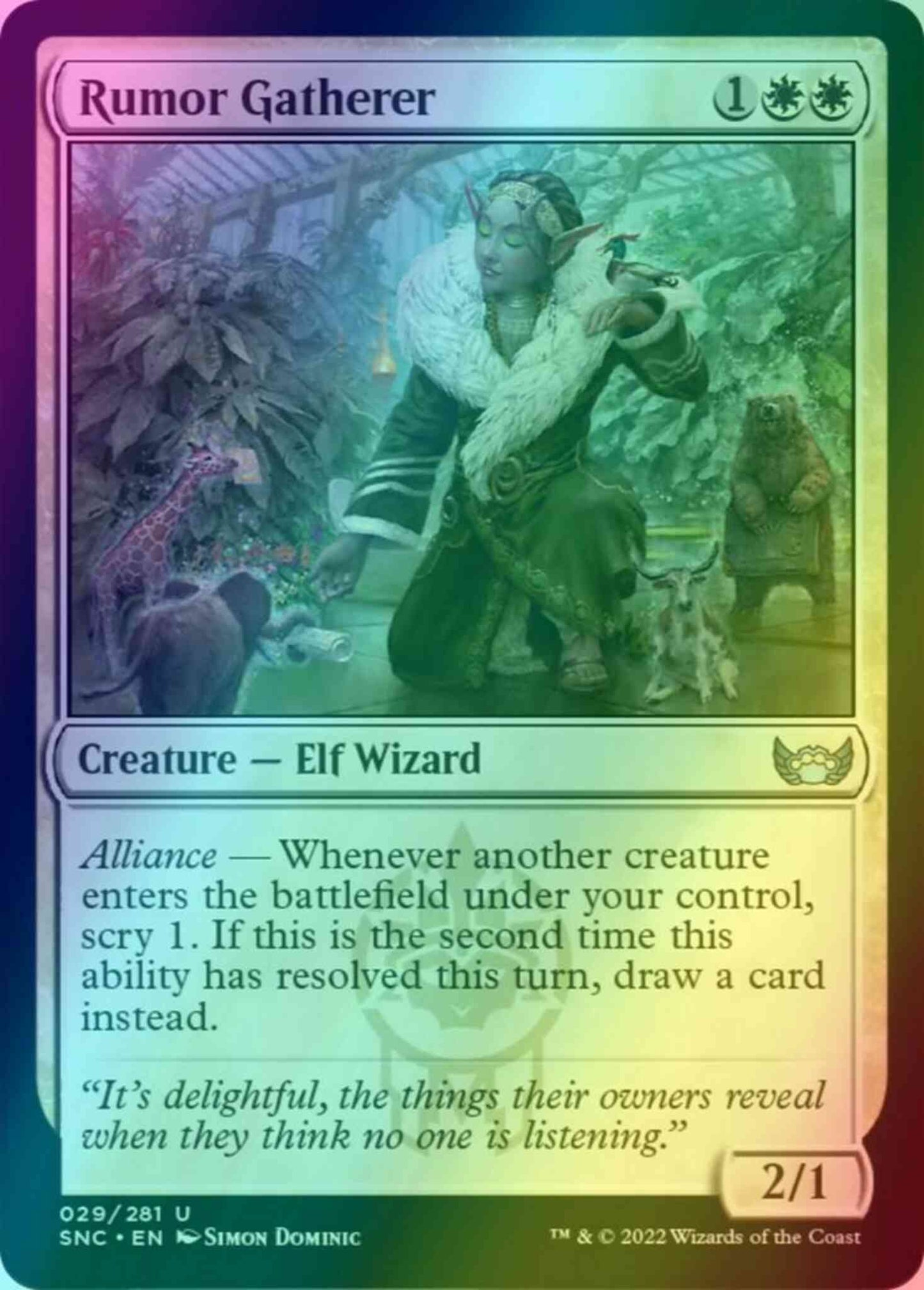 Rumor Gatherer [29] [Streets of New Capenna] [Foil]