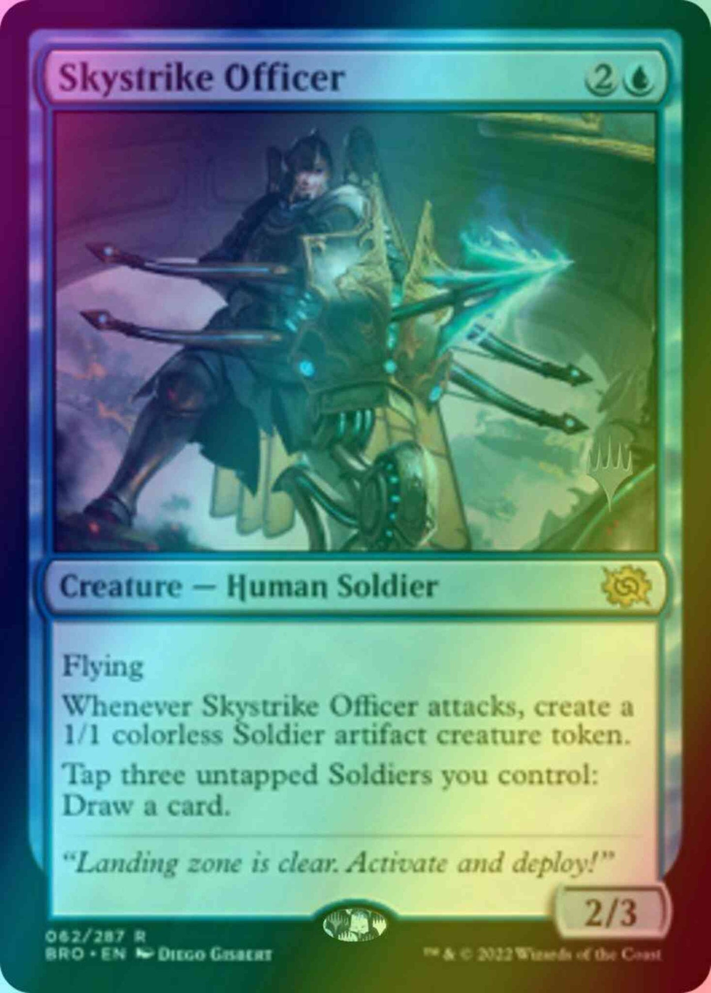 Skystrike Officer [62p] [Promo Pack] [The Brothers' War: Promos] [Foil]