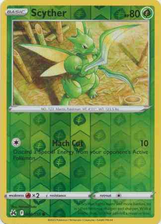 Scyther - 006/159 - Common [swsh125-006] [Reverse Holo]