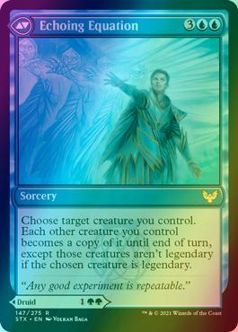 Augmenter Pugilist // Echoing Equation [147] [Strixhaven: School of Mages] [Foil]