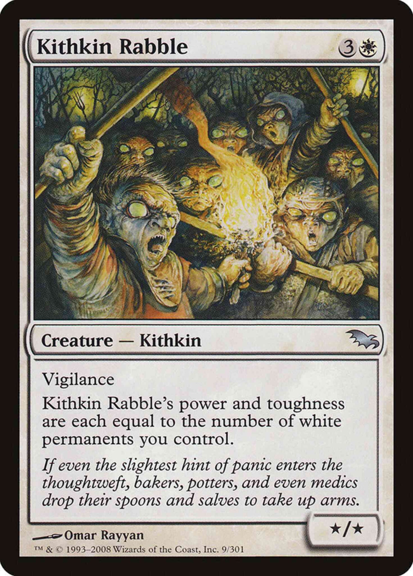 Kithkin Rabble [9] [Shadowmoor] [Non-Foil]