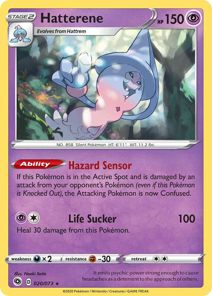 Hatterene - 020/073 - Rare Holo [swsh35-020] [Holo]