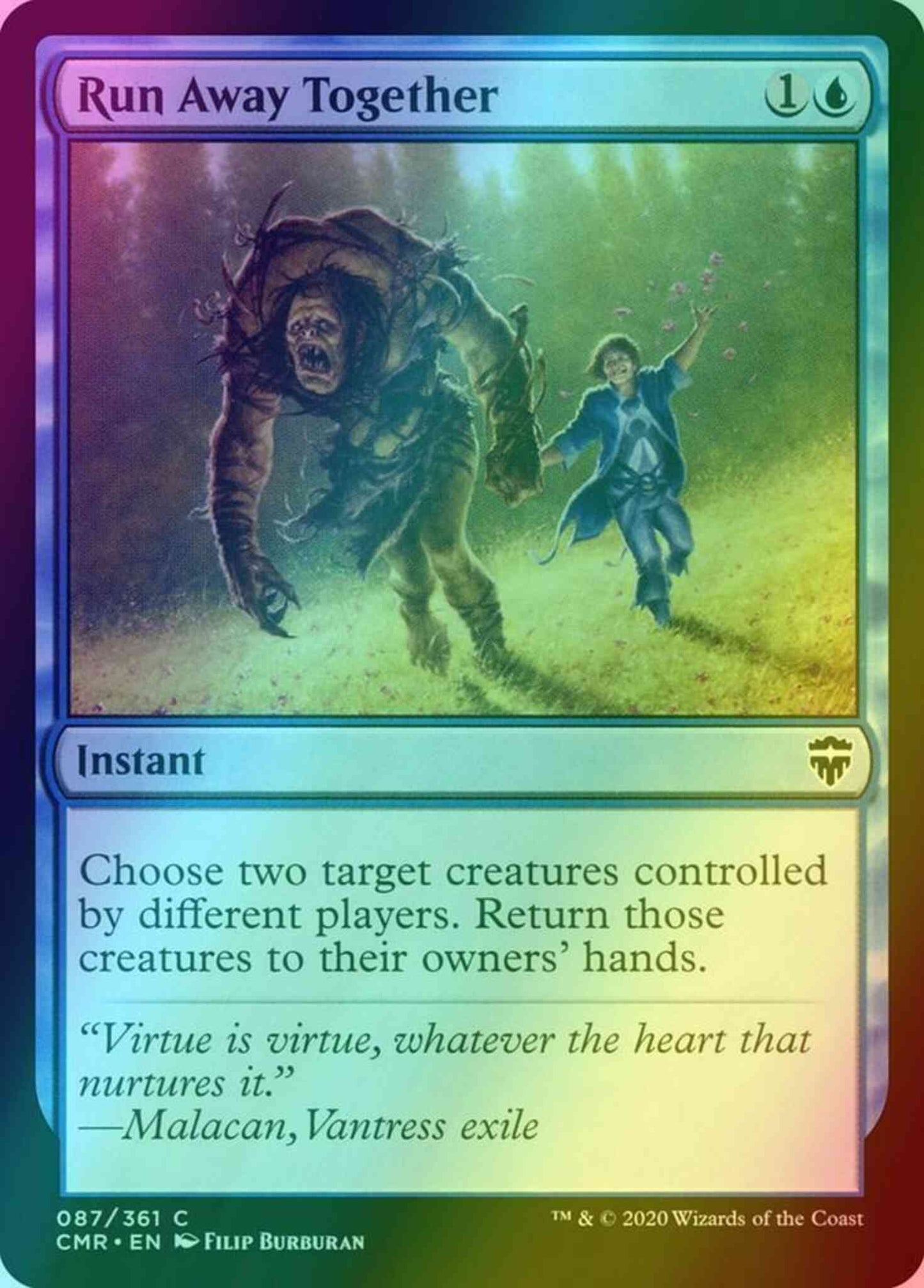 Run Away Together [87] [Commander Legends] [Foil]