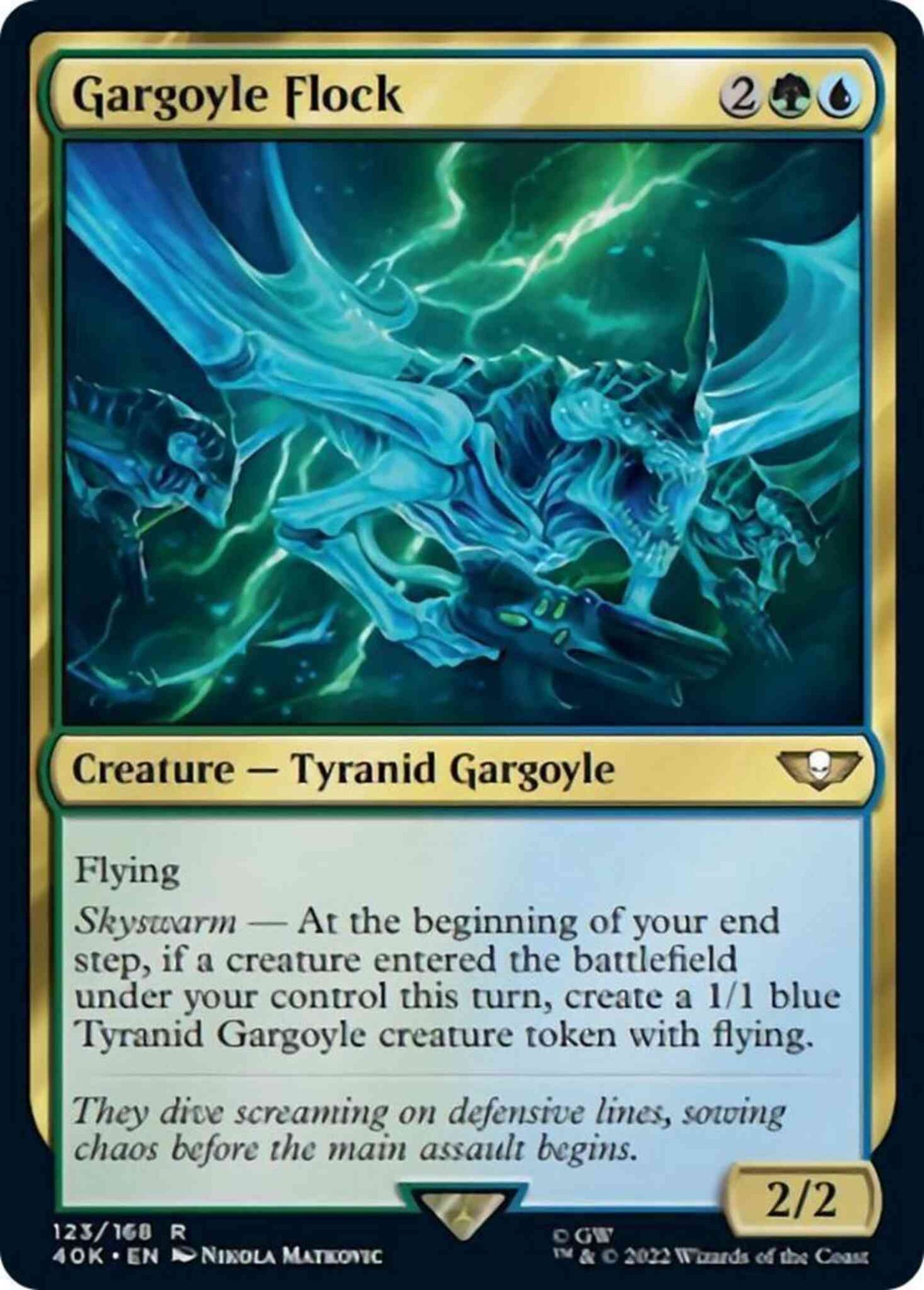Gargoyle Flock [123] [Universes Beyond: Warhammer 40,000] [Non-Foil]