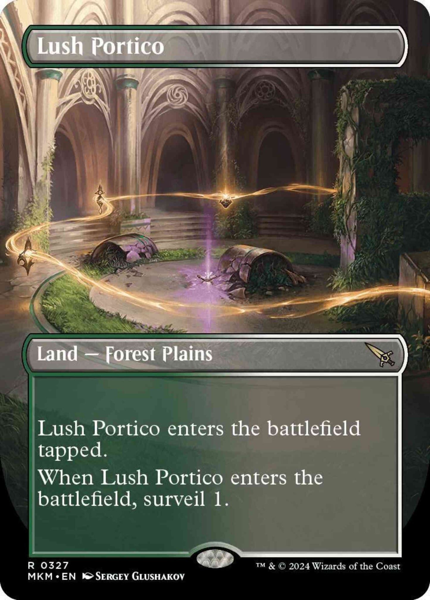 Lush Portico [327] [Borderless] [Murders at Karlov Manor] [Non-Foil]