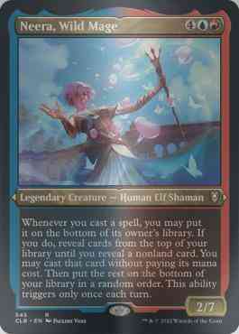 Neera, Wild Mage [545] [Commander Legends: Battle for Baldur's Gate] [Etched Foil]