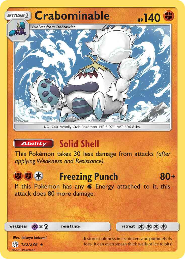 Crabominable - 122/236 - Rare [sm12-122] [Reverse Holo]