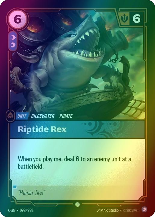 Riptide Rex - 092/298 [Origins] [Foil]