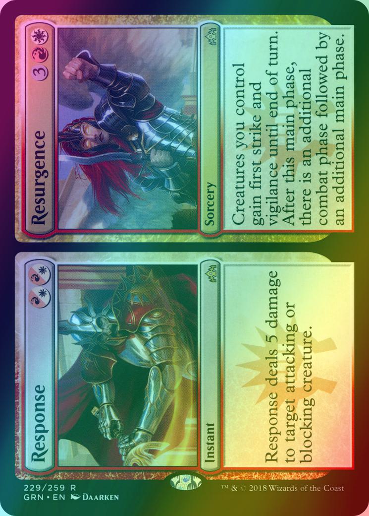 Response // Resurgence [229] [Guilds of Ravnica] [Foil]